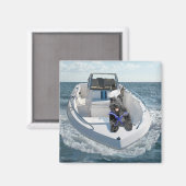 Schotse Terrier op de boot Magneet (Voorkant / Achterkant)