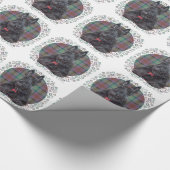 Schotse Terrier op Tartan Cadeaupapier (Hoek)