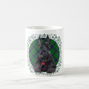 Schotse Terrier op Tartan Koffiemok