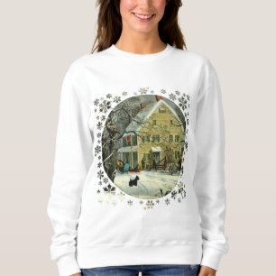 Schotse Terrier ouderwetse winter Trui