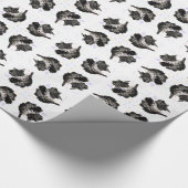 Schotse Terrier Partij Cadeaupapier (Hoek)