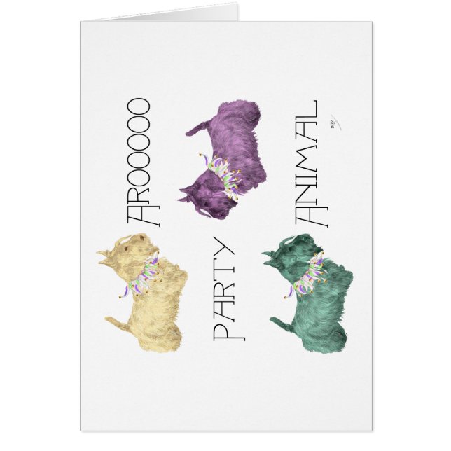 Schotse Terrier Party Animals (Voorkant)