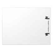 Schotse Terriër personaliseren Notitieblok (Voorkant)