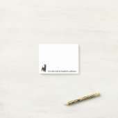 Schotse Terrier Personaliseren Post-it® Notes (Op bureau)