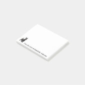Schotse Terrier Personaliseren Post-it® Notes (Schuin)