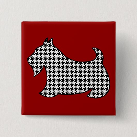 Schotse Terrier Pin Button (Voorkant)