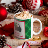 Schotse Terrier Plaid Vakantie Groet Kaart