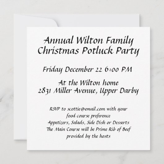 Schotse Terrier Plaid Vakantie uitnodiging (Achterkant)