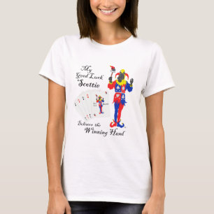 Schotse Terrier Poker Veel Succes T-shirt