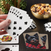 Schotse Terrier Pokerkaarten (Insitu)