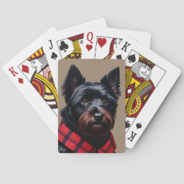 Schotse Terrier Pokerkaarten
