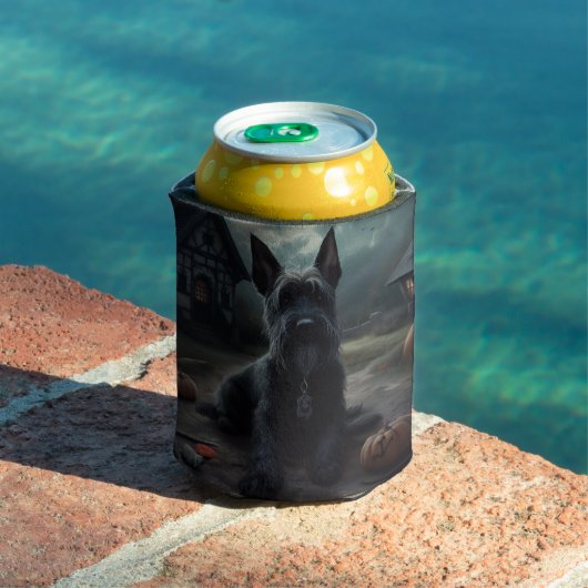 Schotse Terrier pompoenen Halloween Scary Blikjeskoeler (Insitu Zwembad)