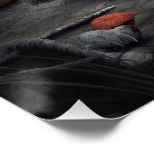 Schotse Terrier pompoenen Halloween Scary Perfect Poster (Hoek)