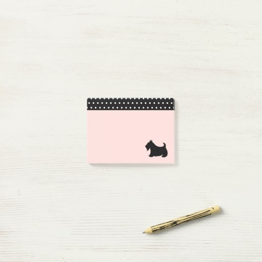 Schotse Terrier Post It Notities Post-it® Notes (Op bureau)