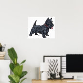 Schotse Terrier Poster (Thuiskantoor)