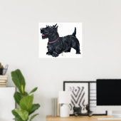 Schotse Terrier Poster (Thuiskantoor)