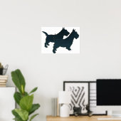 Schotse Terrier Poster (Thuiskantoor)