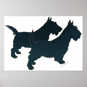 Schotse Terrier Poster