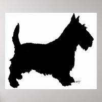 Schotse Terrier Poster