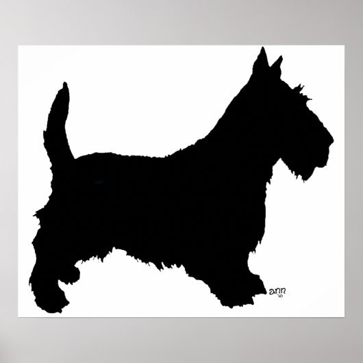 Schotse Terrier Poster (Voorkant)
