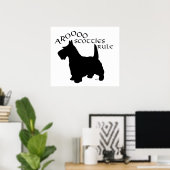 Schotse Terrier Poster (Thuiskantoor)