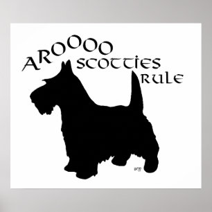 Schotse Terrier Poster