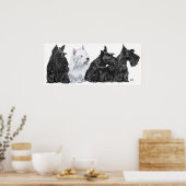 Schotse Terrier Poster (Keuken)