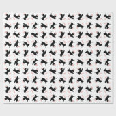 Schotse Terrier Prettig Vakantie Cadeaupapier (Vlak)