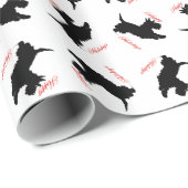 Schotse Terrier Prettig Vakantie Cadeaupapier (Rol Hoek)