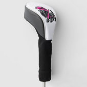 Schotse Terrier Punkmuziek Golfheadcover (Schuin)