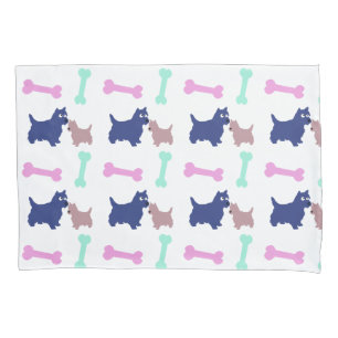 Schotse terrier Puppy Botten Kies Color PillowC Kussensloop