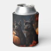 Schotse Terrier Puppy Herfst Delight Pompoen Blikjeskoeler (Blikje Voorkant)