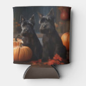 Schotse Terrier Puppy Herfst Delight Pompoen Blikjeskoeler (Voorkant)