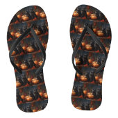 Schotse Terrier Puppy Herfst Delight Pompoen Teenslippers (Voetbed)