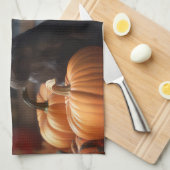 Schotse Terrier Puppy Herfst Delight Pompoen Theedoek (Quarter Fold)