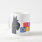Schotse Terrier Reddingsbeker Koffiemok (Voorkant links)
