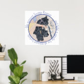 Schotse Terriër Reddingsposter Poster (Thuiskantoor)
