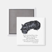 Schotse Terrier Regenboogbrug Magneet (Voorkant / Achterkant)