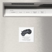 Schotse Terrier Regenboogbrug Magneet (Insitu (Vaatwasser))