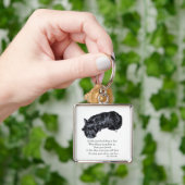 Schotse Terrier Regenboogbrug Sleutelhanger (Hand)