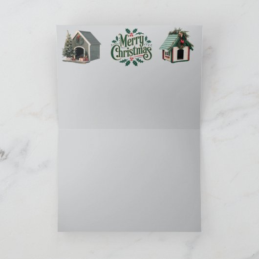 Schotse terriër rendier kaart (Binnen)