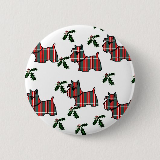 SCHOTSE TERRIER RONDE BUTTON 5,7 CM (Voorkant)