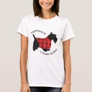 Schotse Terrier Rood & Zwart Geruite Trui T-shirt