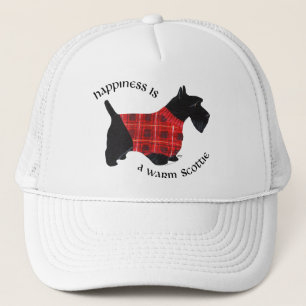 Schotse Terrier Rood & Zwart Geruite Trui Trucker Pet