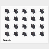 Schotse Terrier Rustend Ronde Sticker (Vel)