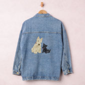 Schotse Terrier Samenkomst Denim Jacket (Hangar)
