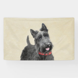 Schotse Terrier Schilderij - Mooie Originele Honde Spandoek