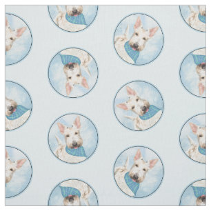 Schotse Terrier Schilderij Tarwe Kleur Originele H Stof