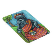 SCHOTSE TERRIER, SCHOTSE HONDENPRIDE Kilt Sporran Magneet (Rechterzijde)
