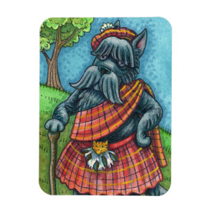 SCHOTSE TERRIER, SCHOTSE HONDENPRIDE Kilt Sporran Magneet